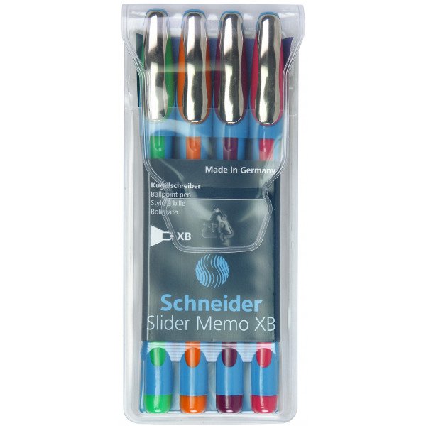 Wholesale Schneider Memo Ballpoint Pen XB (Extra Bold, Mix Colors)